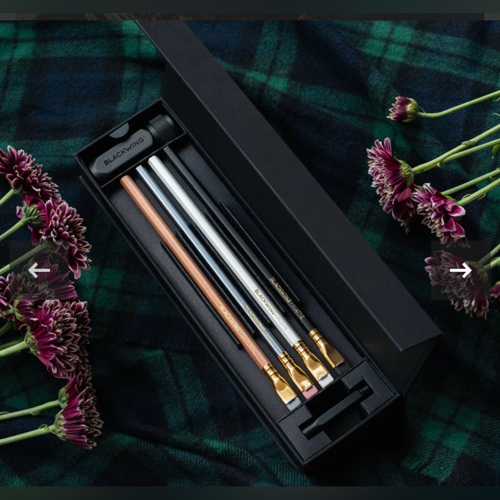 NIB! MADE IN JAPAN! ULTIMATE PENCIL SET IN WOODEN BOX W/ 4 CREATORS, ARTISTS… - Picture 2 of 7